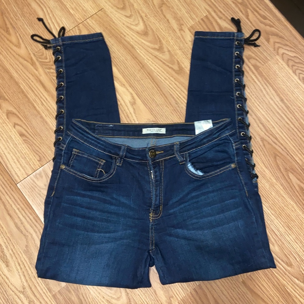 Machine Dark Blue Skinny 👖